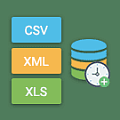 Импорт номенклатуры по плану CSV, XLSX, Excel, ODS, XML, YML, JSON по времени. Товары, цены, остатки